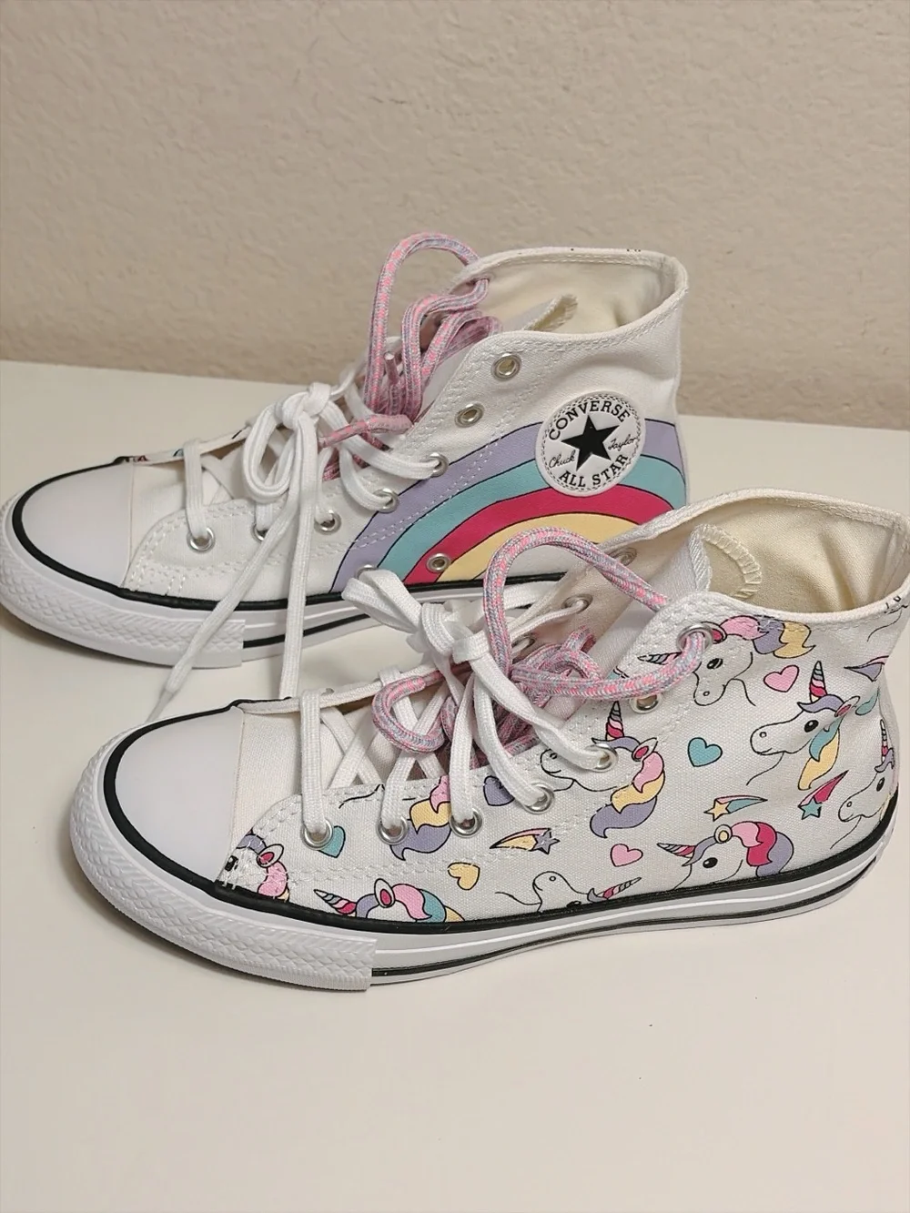 Converse Chuck Taylor All Star Unicorn Rainbow High Top Kids Multiple Sizes NIB